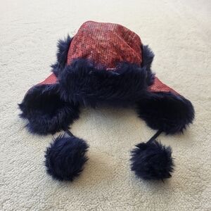 Heidi Klum Truly Scrumptious Faux Fur Children's Aviator Hat Size 3T